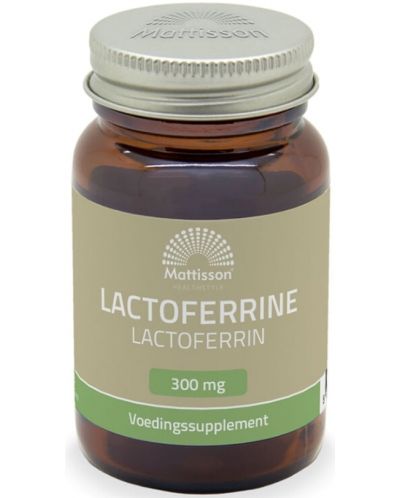 Lactoferrin, 300 mg, 30 капсули, Mattisson Healthstyle - 1